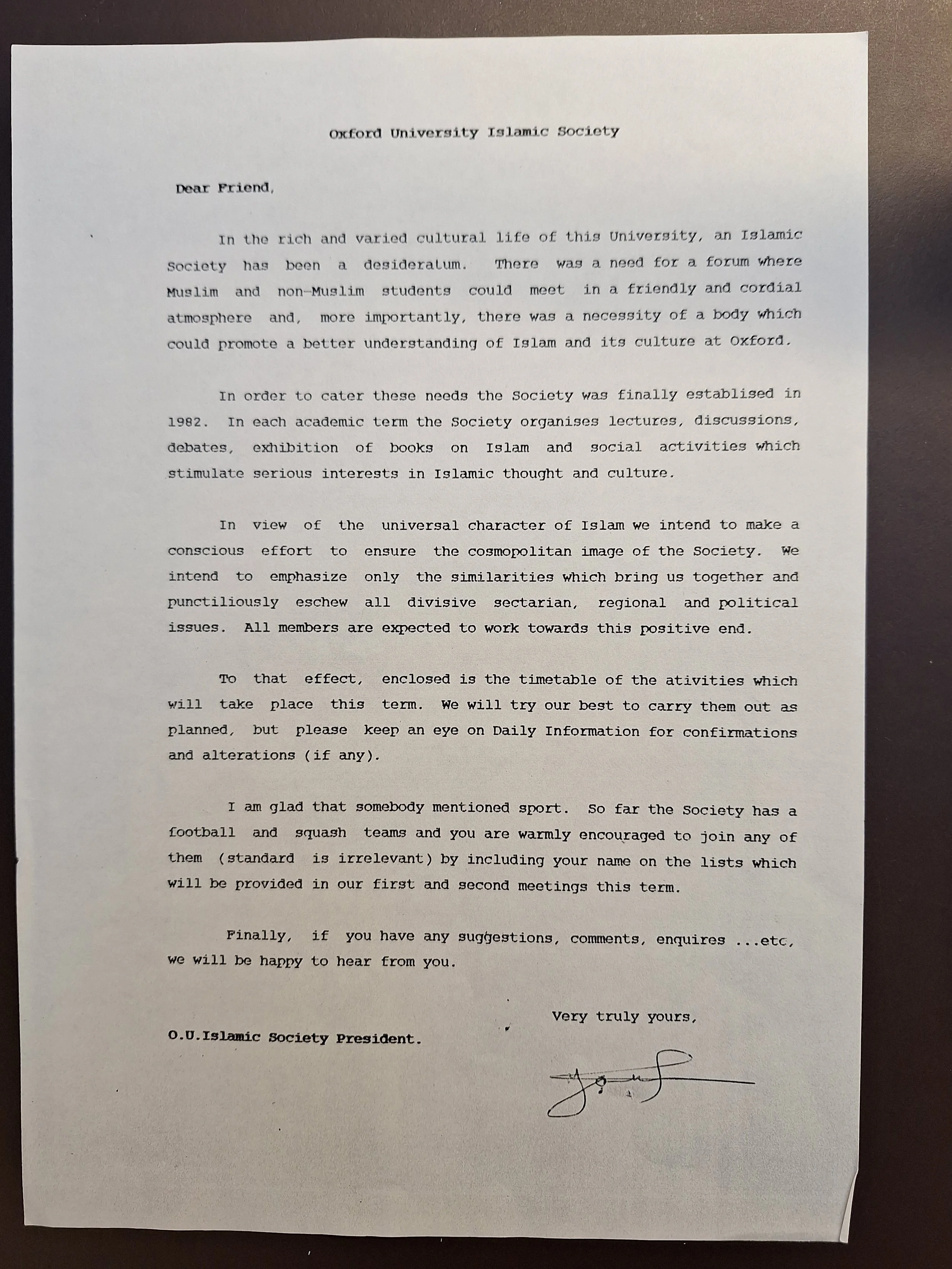 Historical Majlis archive photograph