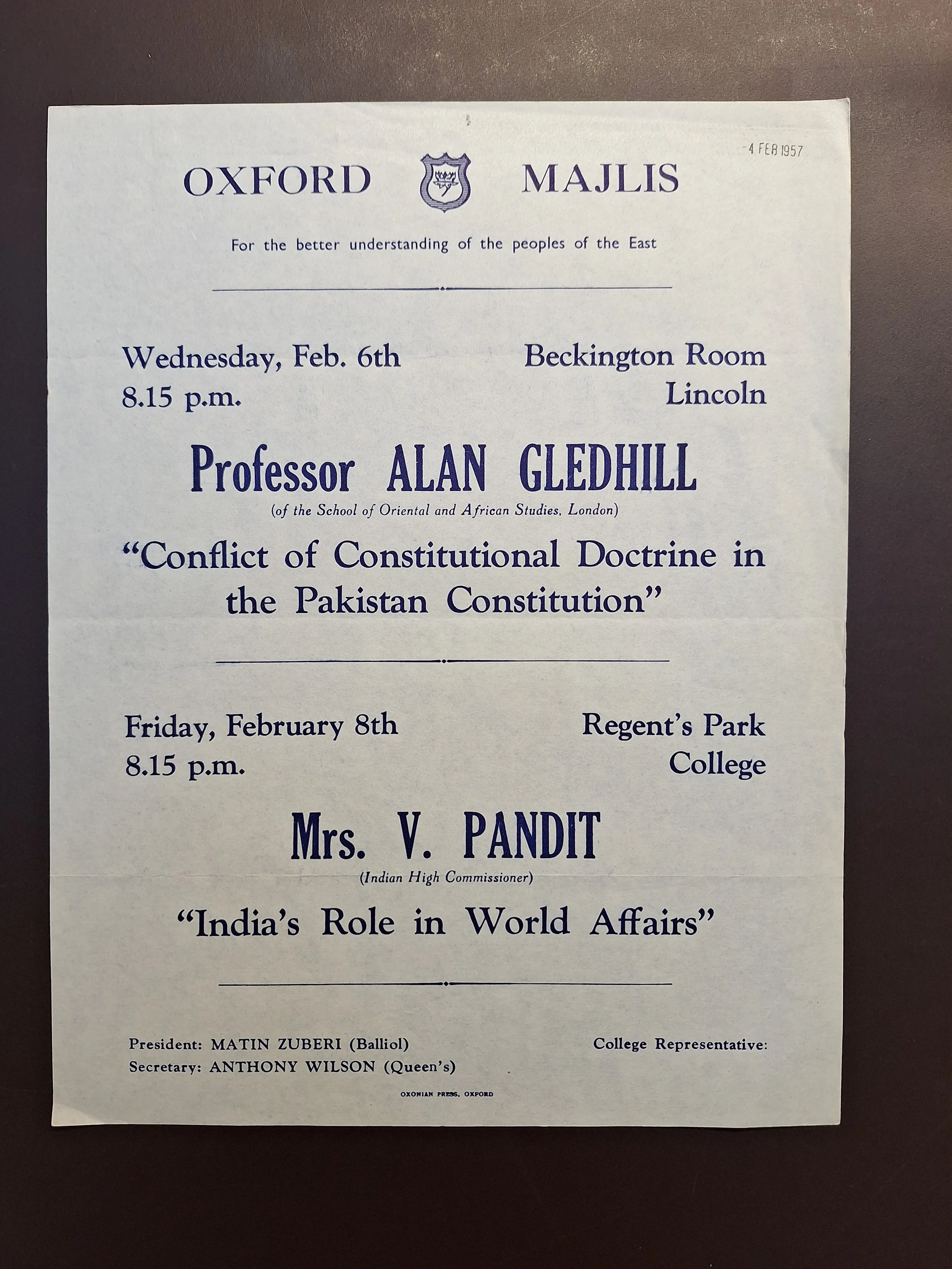 Cultural event archive