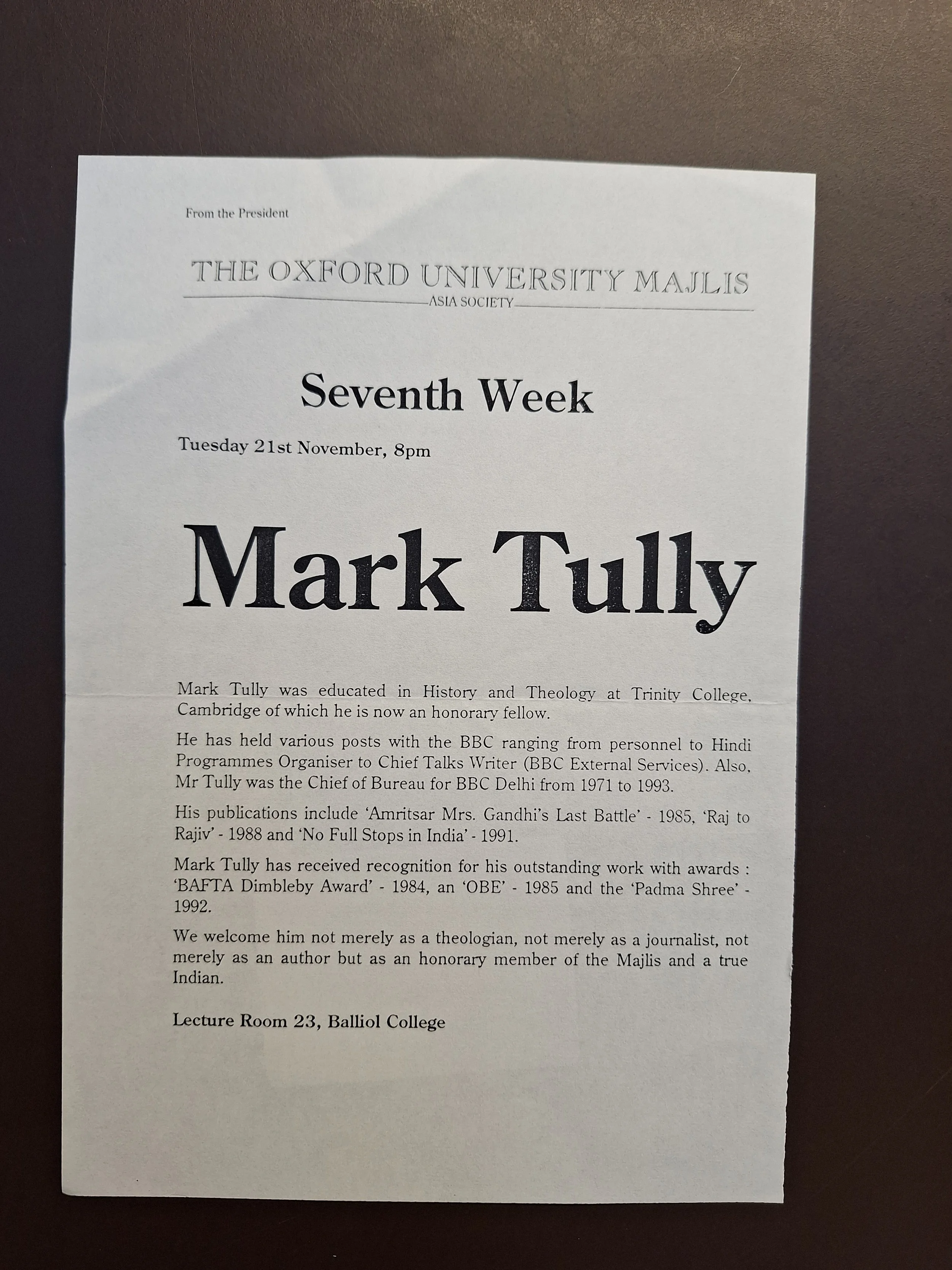 Historical Majlis member, archive