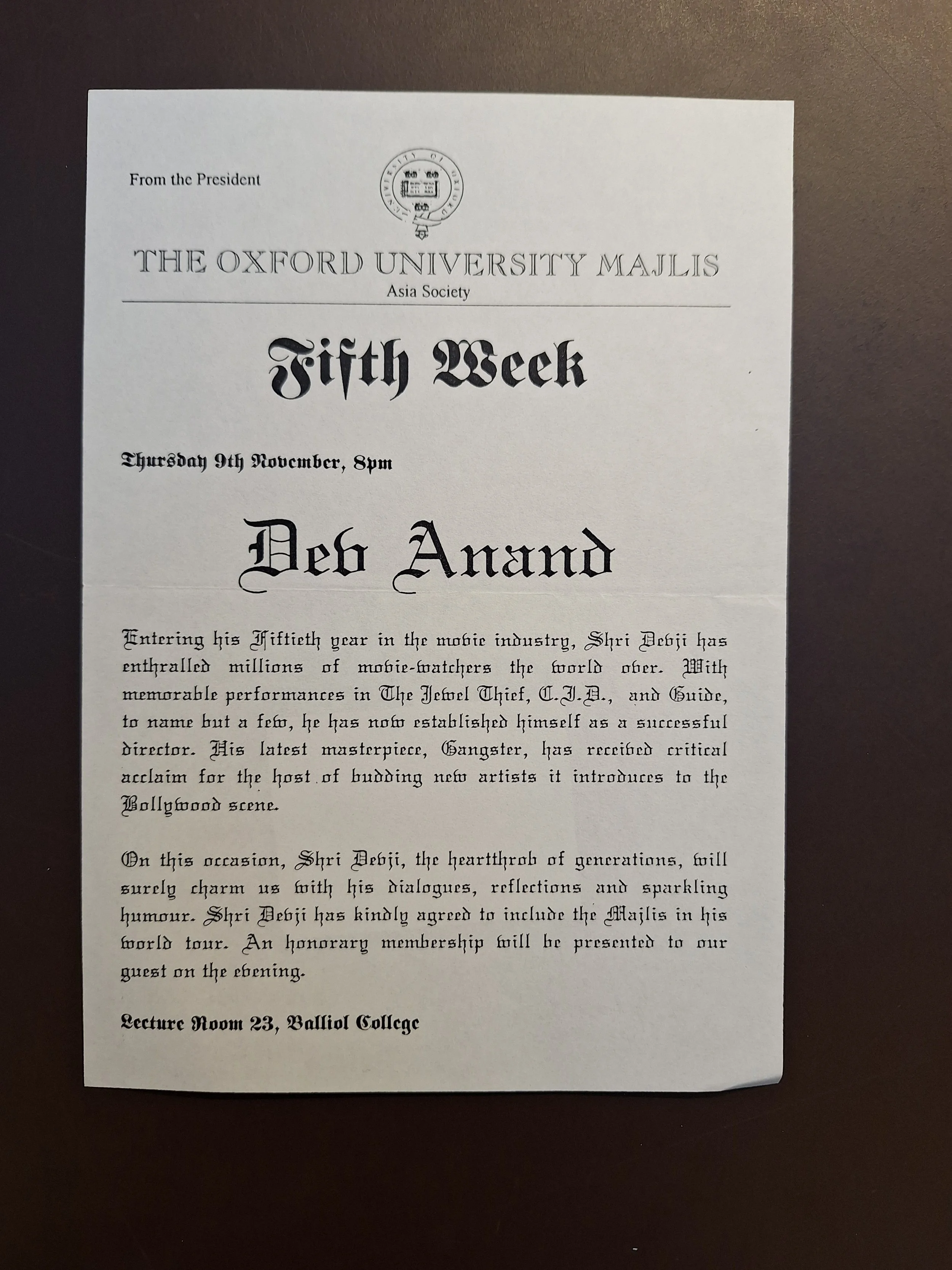 Majlis Foundation archive document