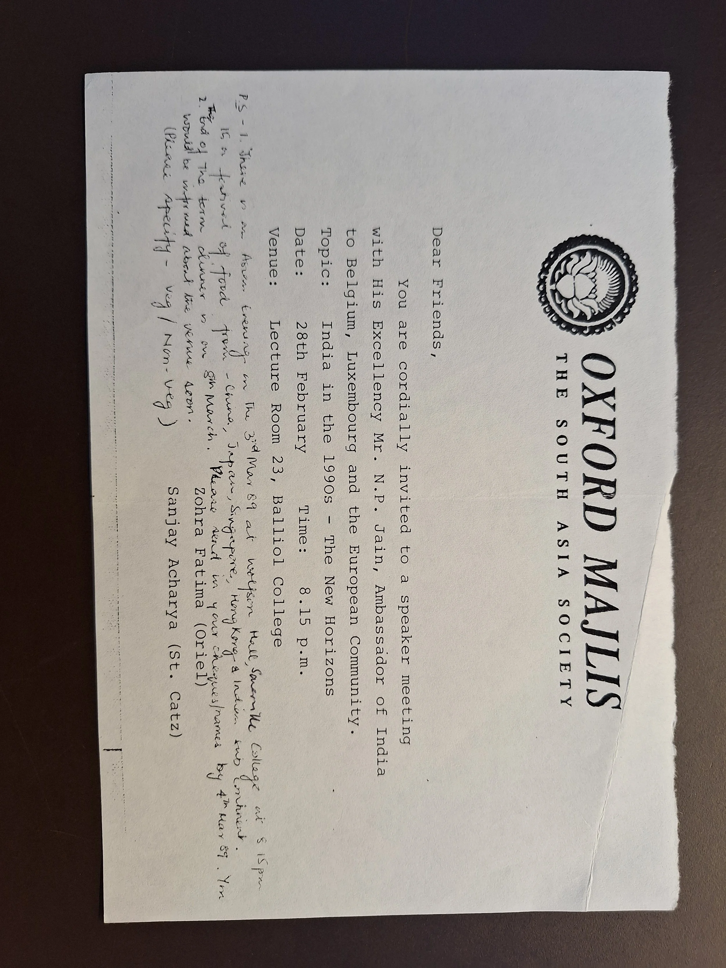 Majlis Foundation archive document