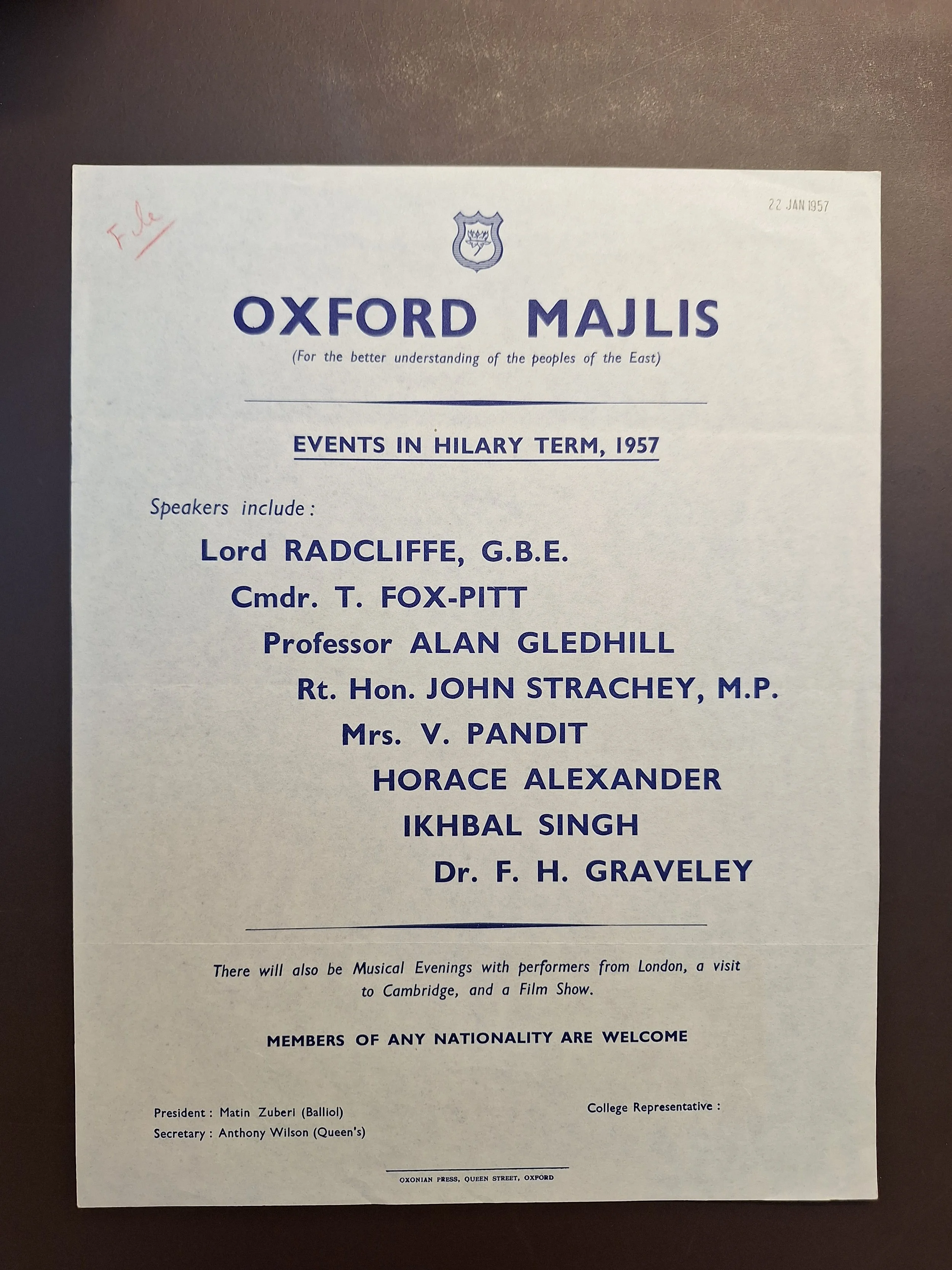 Majlis Foundation archive document