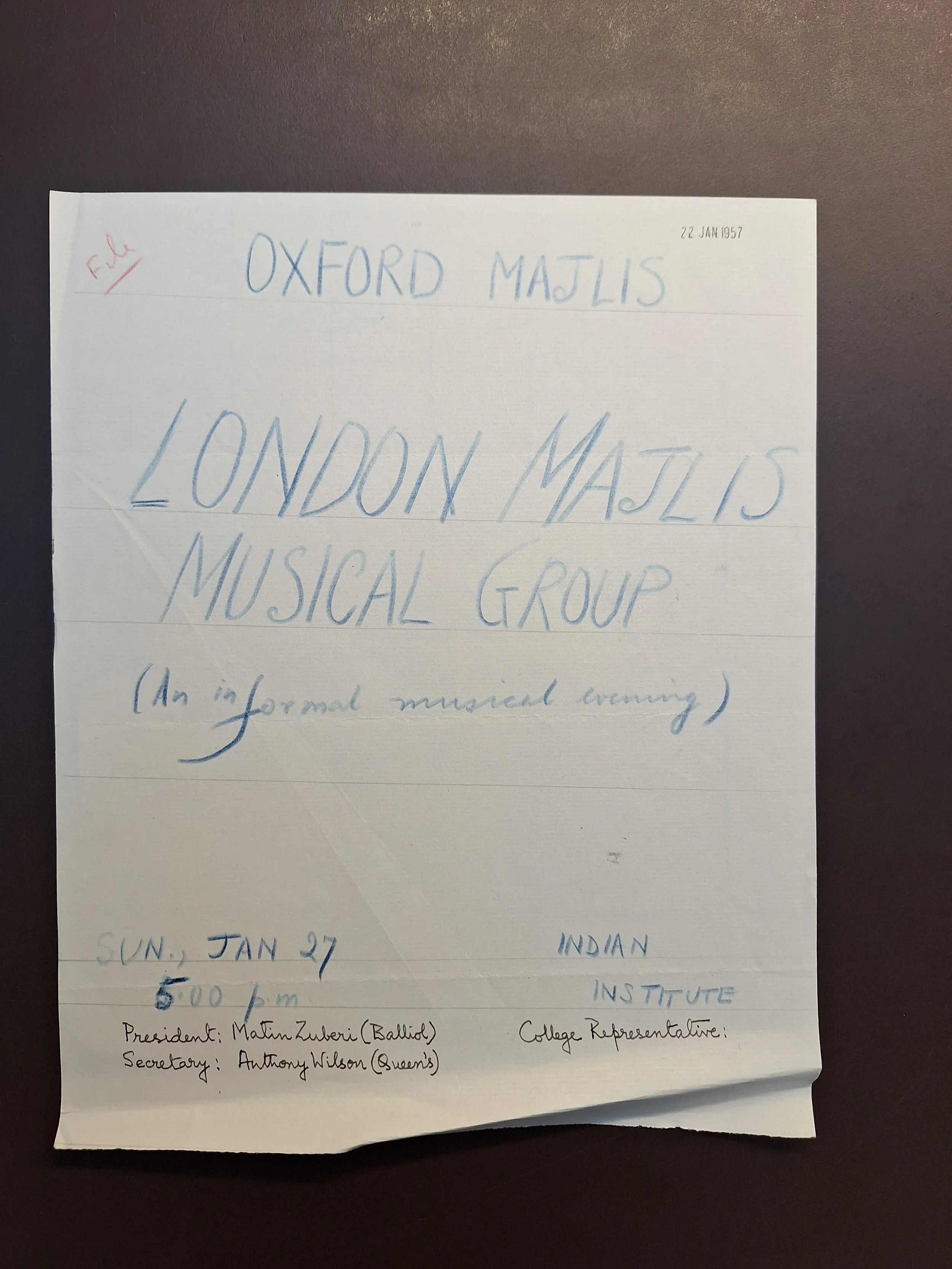 Majlis Foundation archive document