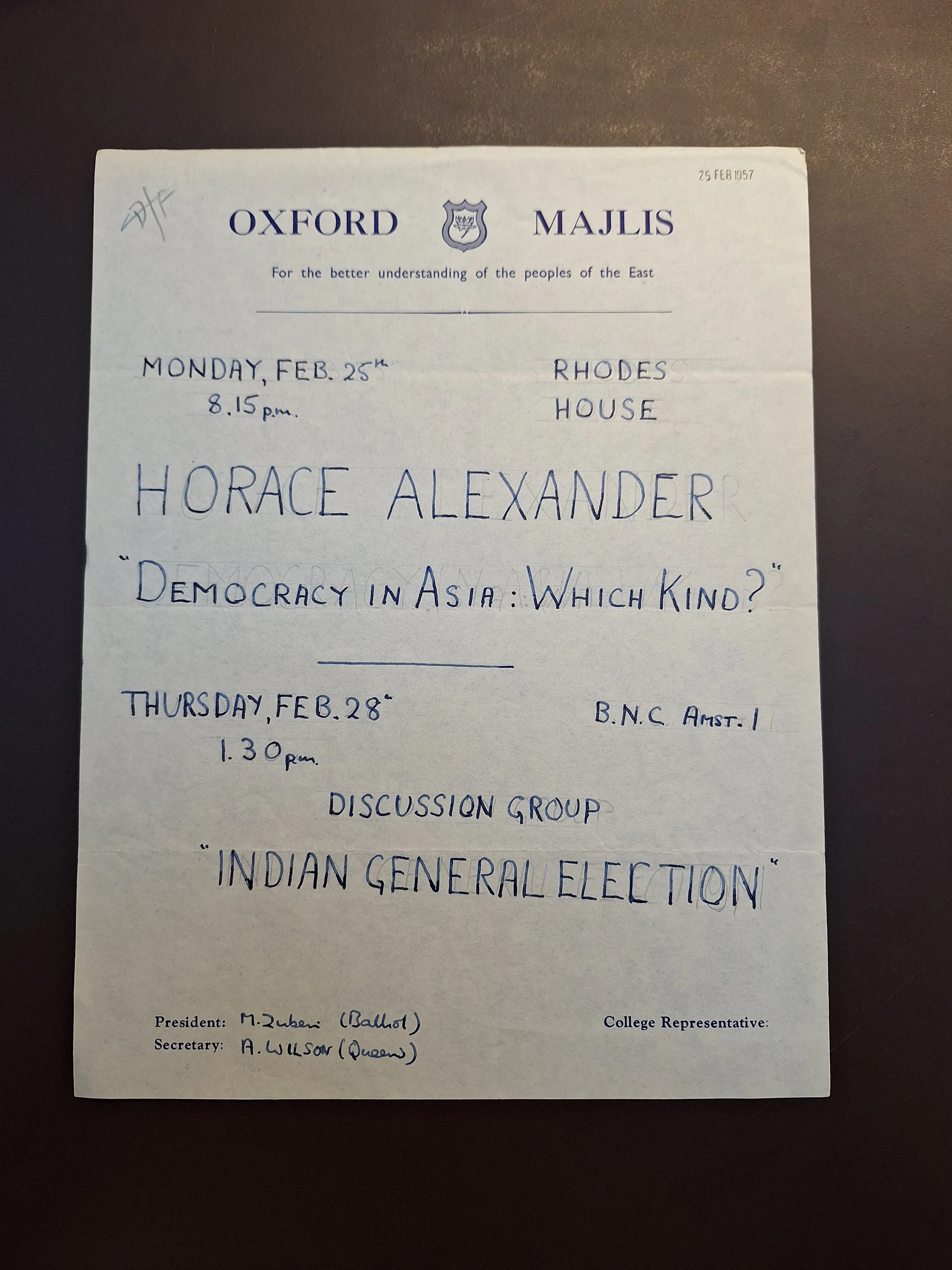 Majlis Foundation archive document