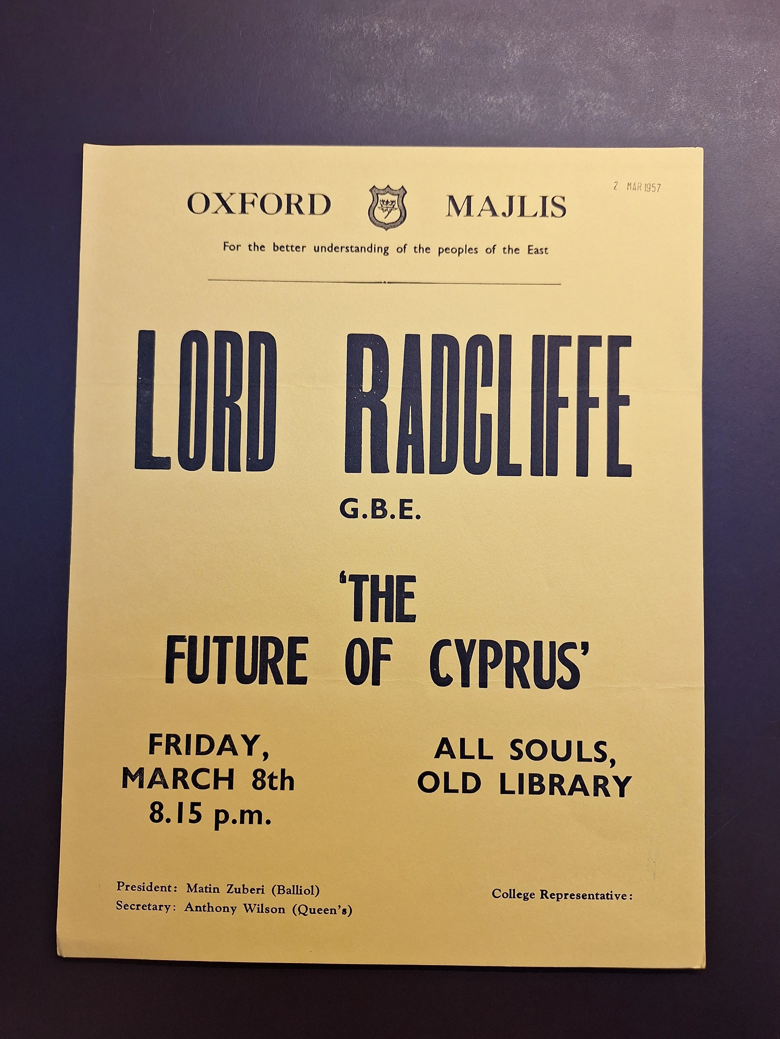 Majlis Foundation archive document