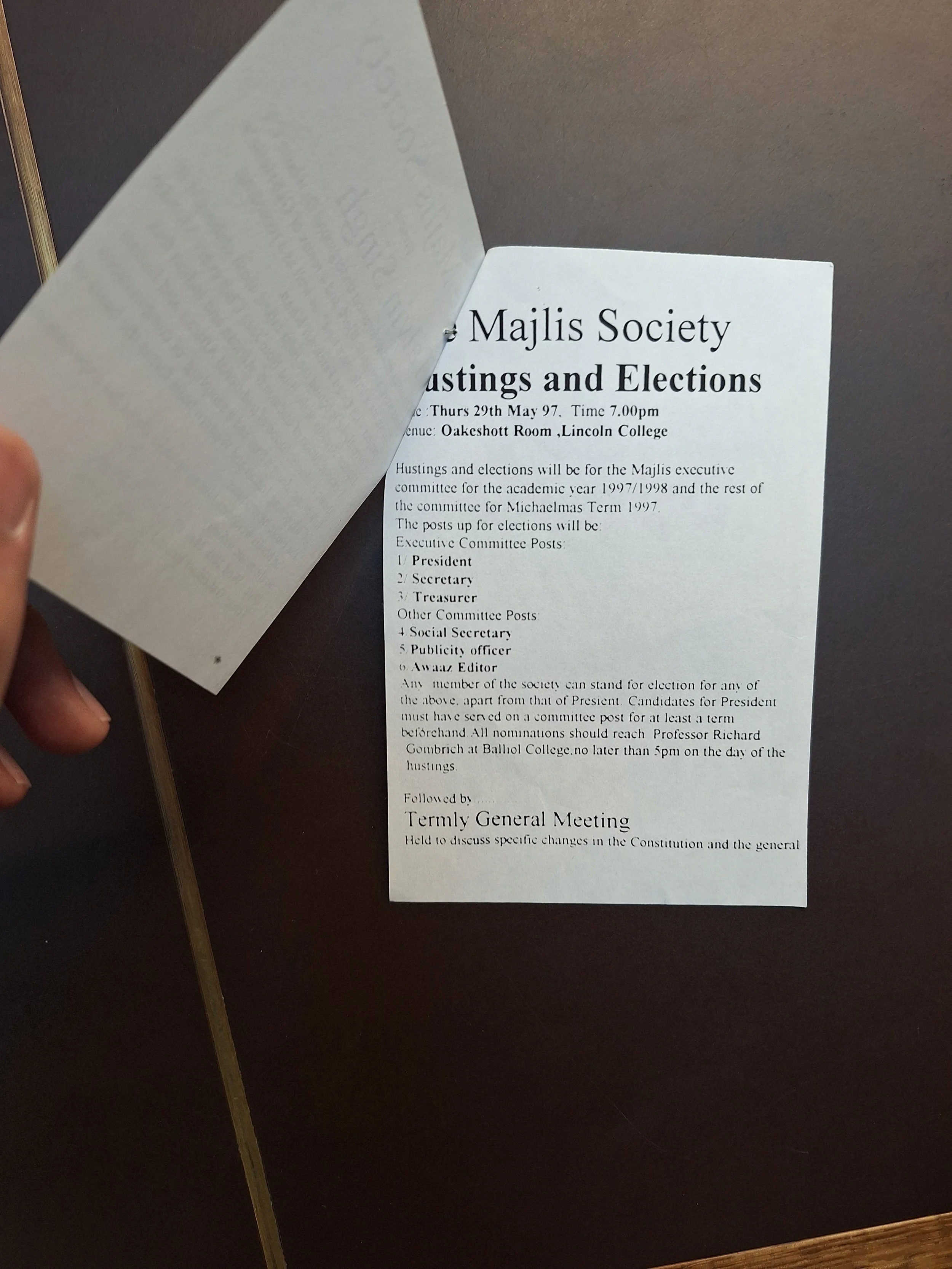 Majlis Foundation archive document