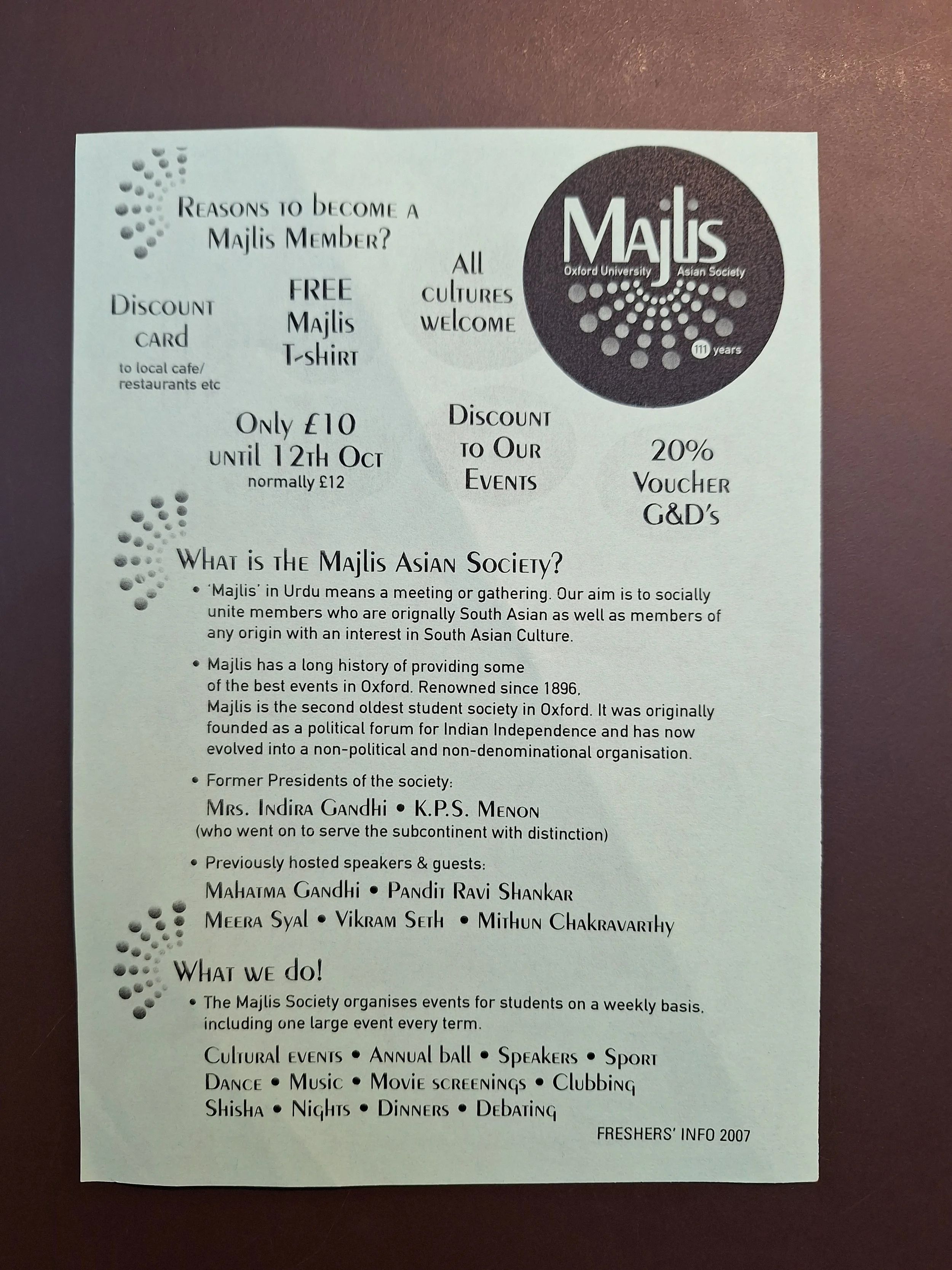 Majlis Foundation archive document