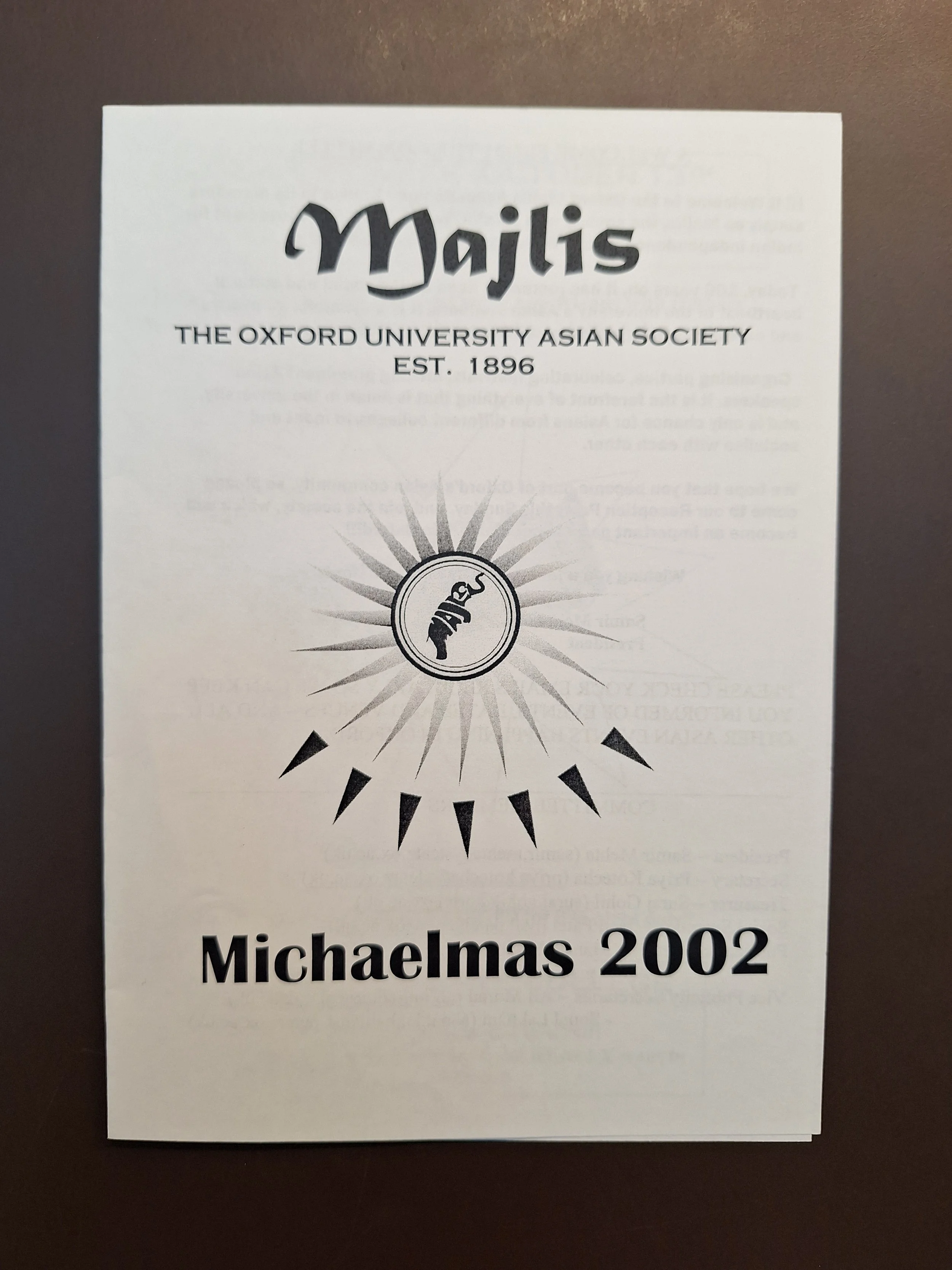 Majlis Foundation archive document