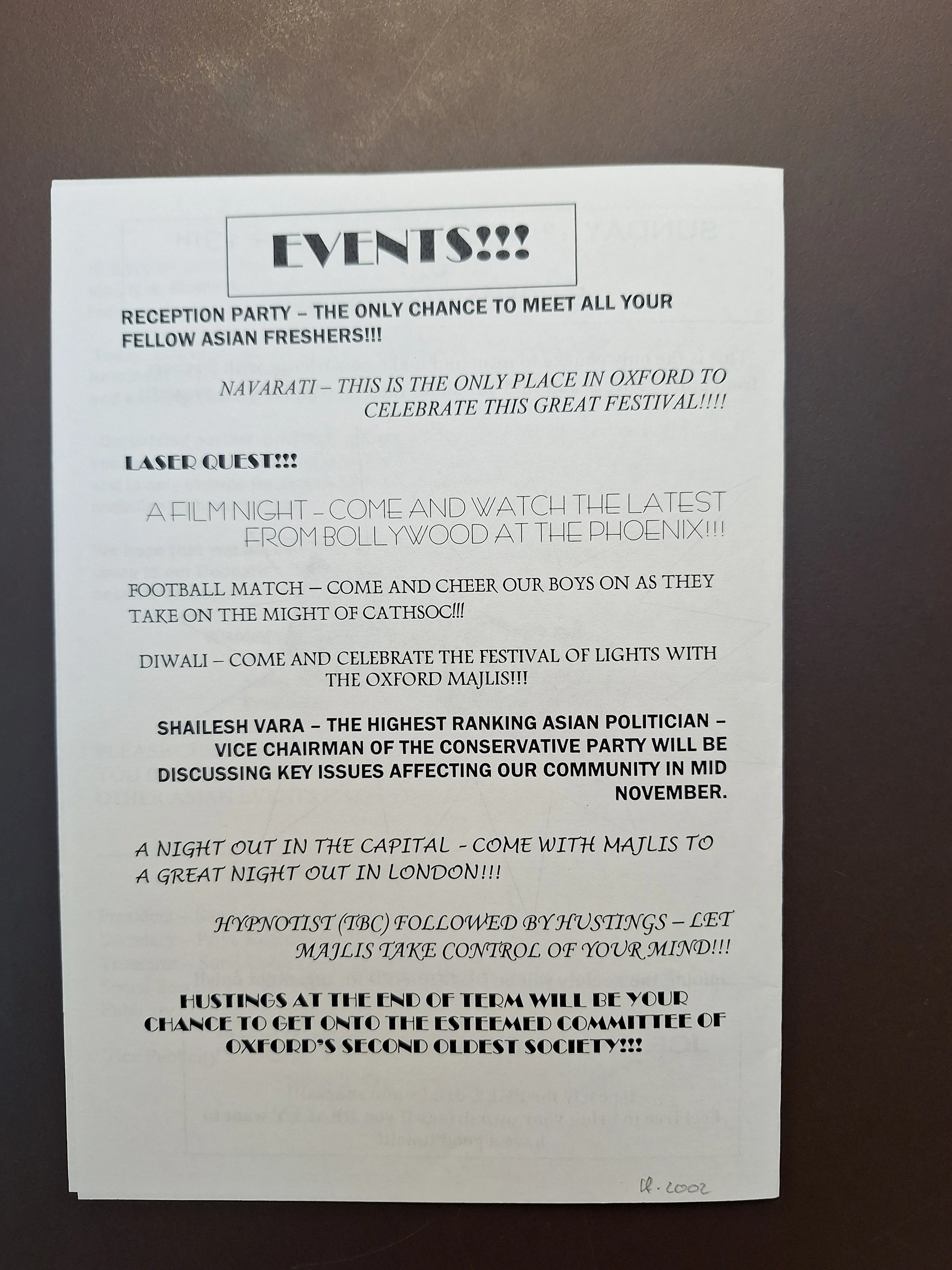 Majlis Foundation archive document