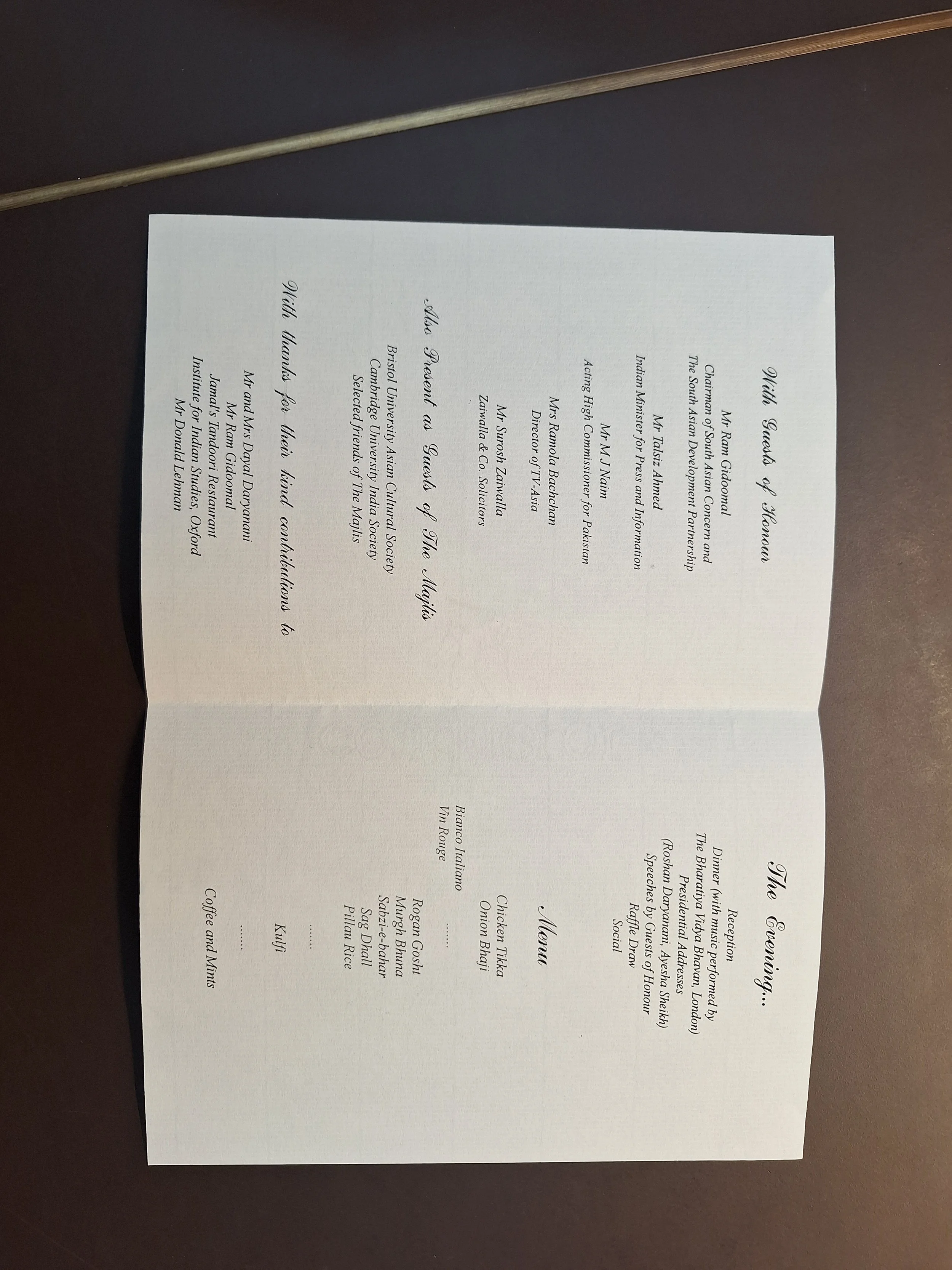 Majlis Foundation archive document