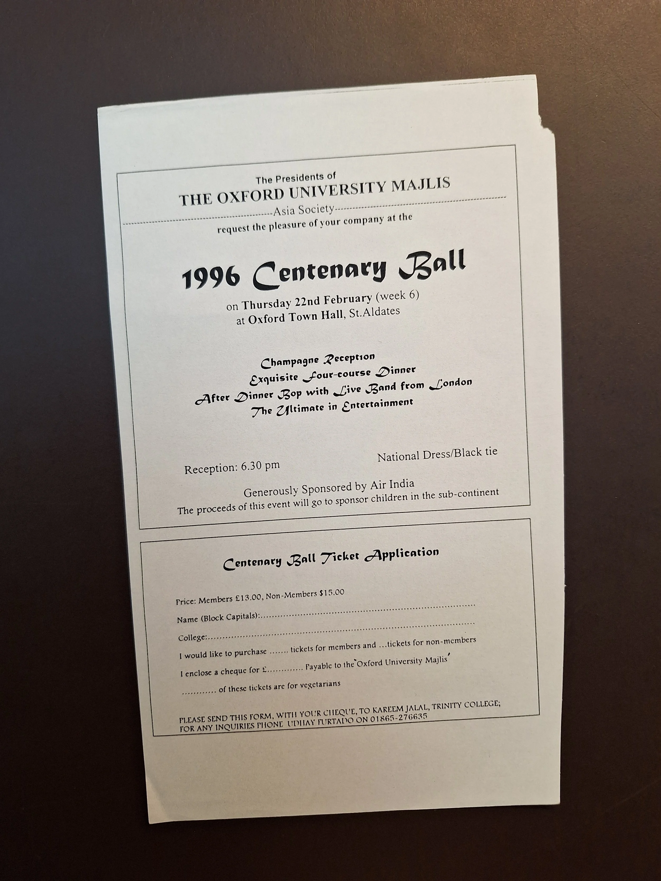 Majlis Foundation archive document