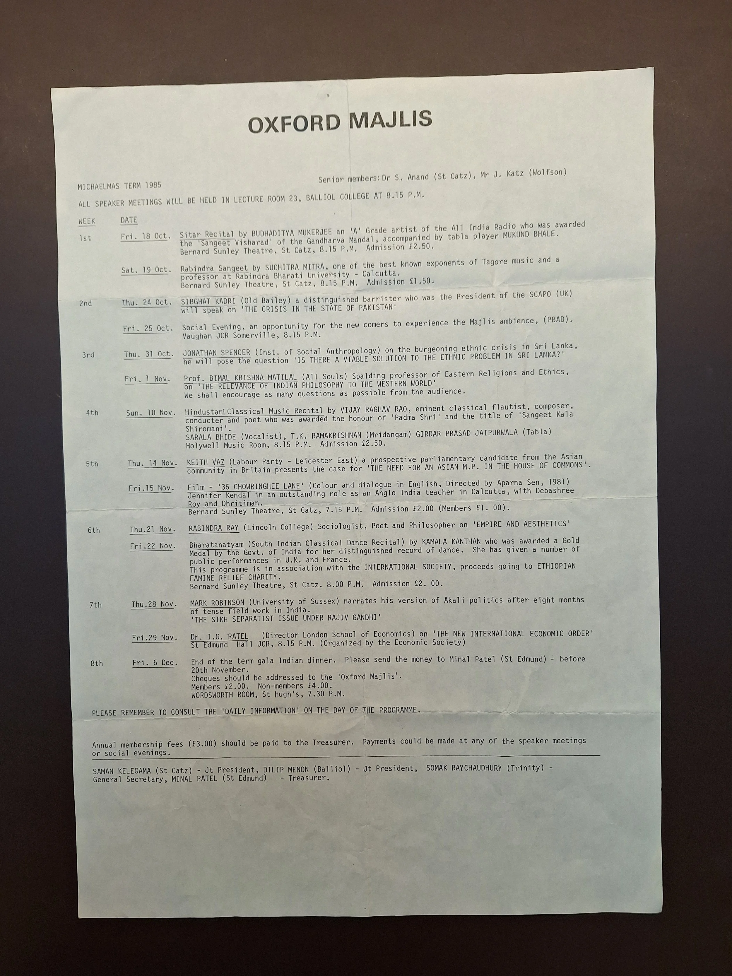 Majlis Foundation archive document